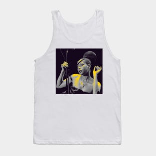 Badu Singer Grey Tank Top